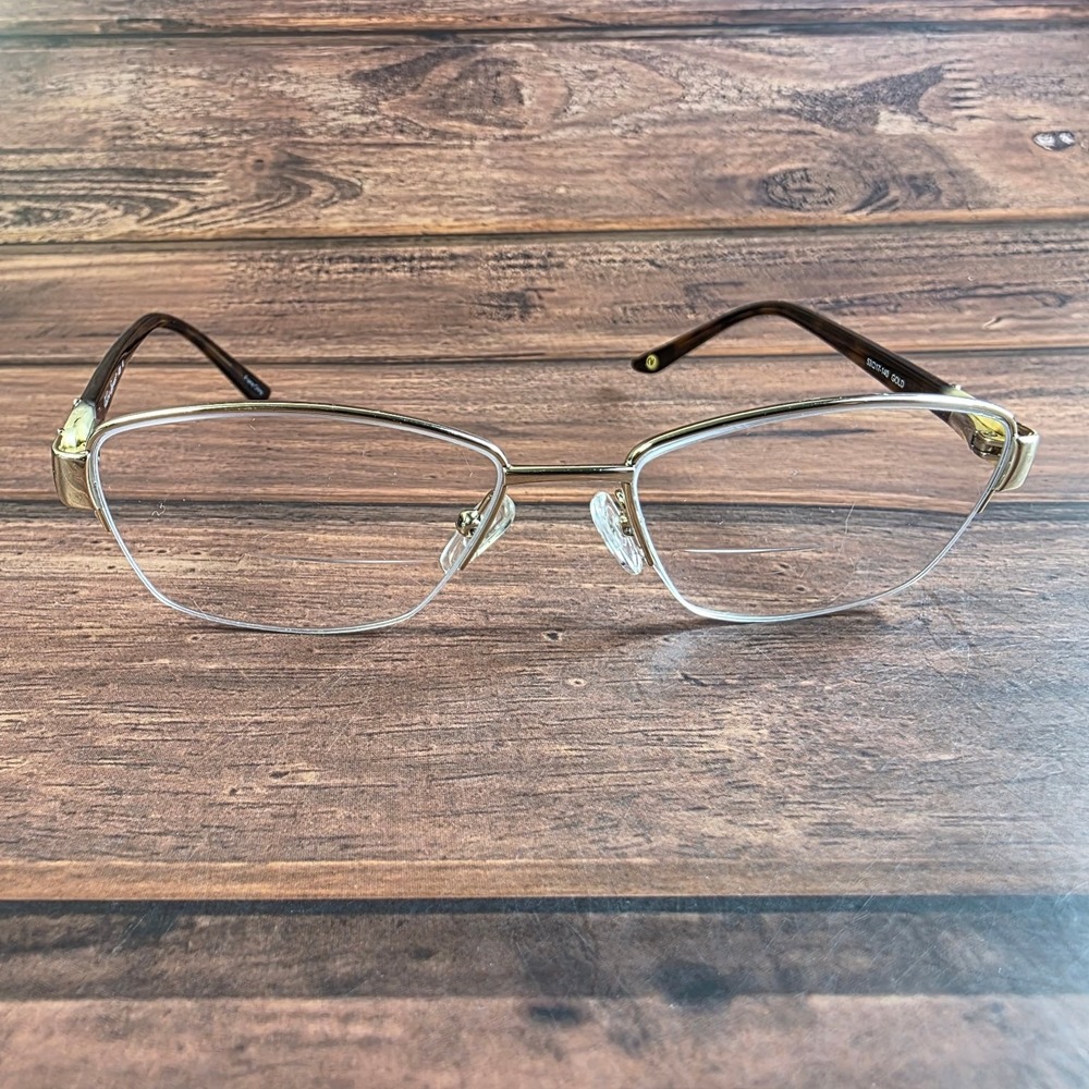 Valerie Spencer Women's Gold Rimless 53mm Eyeglass Frames